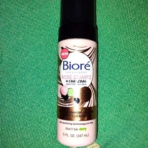 New! Biore Rose Quartz and Charcoal Facial Cleanser